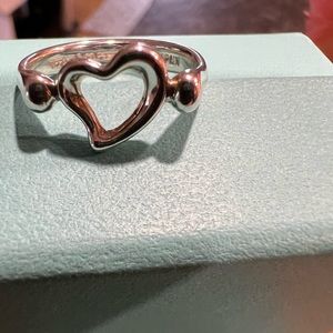 Tiffany & co open heart ring